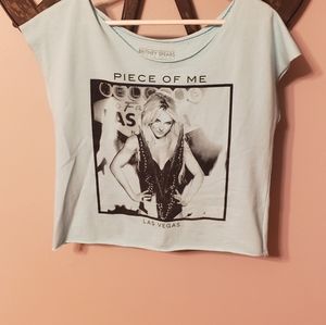 Brittney Spears crop top  t-shirt